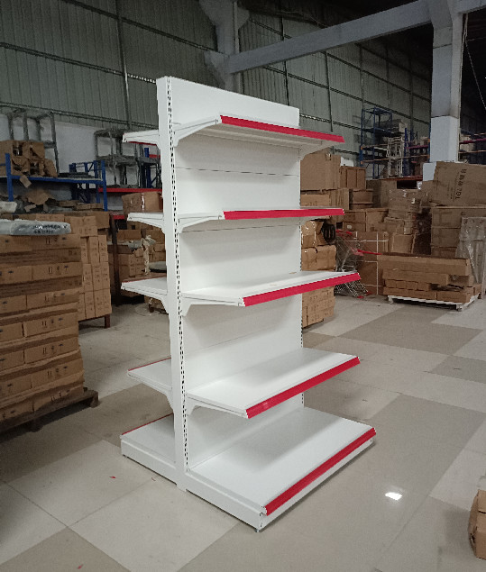 Multi Color Gondola Supermarket Shelves 120kg Capacity 500mm 450mm Width