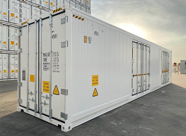 40ft Open Side Door Freezer Reefer Container The Perfect Container for Fresh Goods Transportation