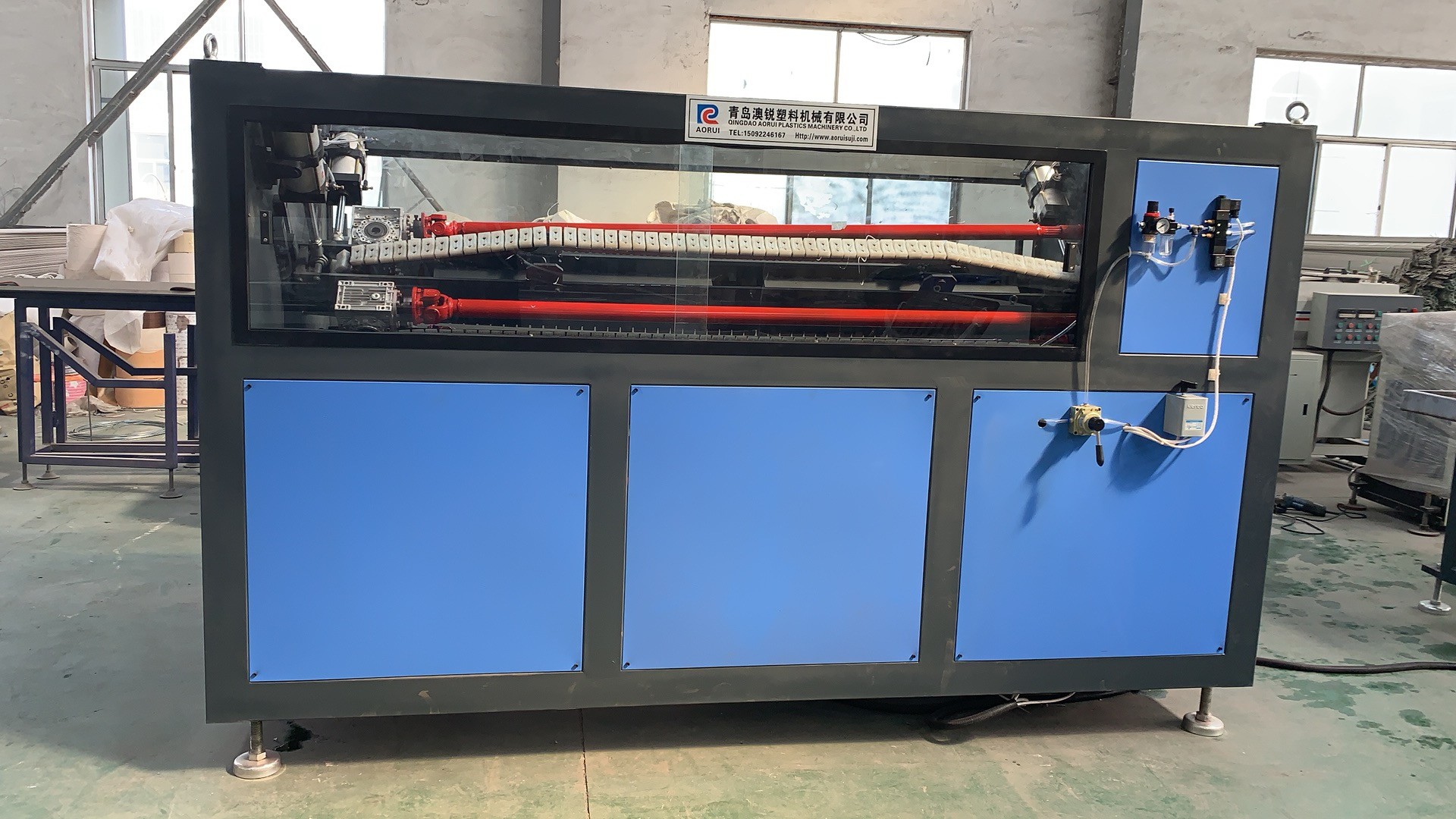 16mm to 630mm HDPE Pipe Production Line , Single Screw Exrtruder