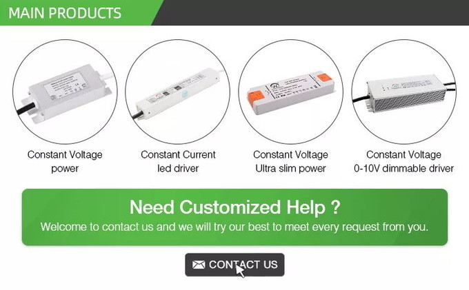 SAA Rustproof LED Strip Light Driver , Durable 12V Constant Voltage Power Supply