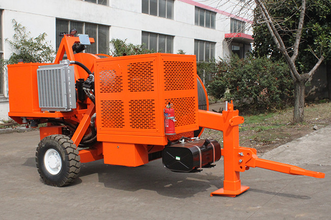 Overhead Stringing Tension Stringing Equipment Diesel 56kw 73hp Hydraulic Tensioner