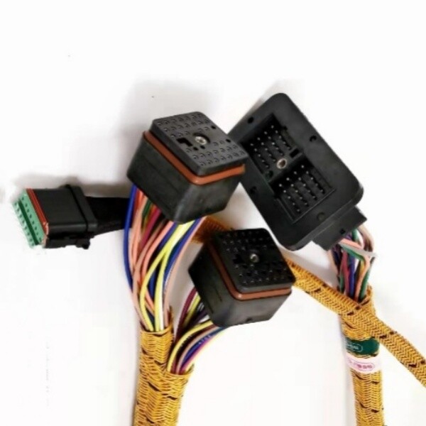 CAT 385B Engine Excavator Wiring Harness Customized With Professional Service