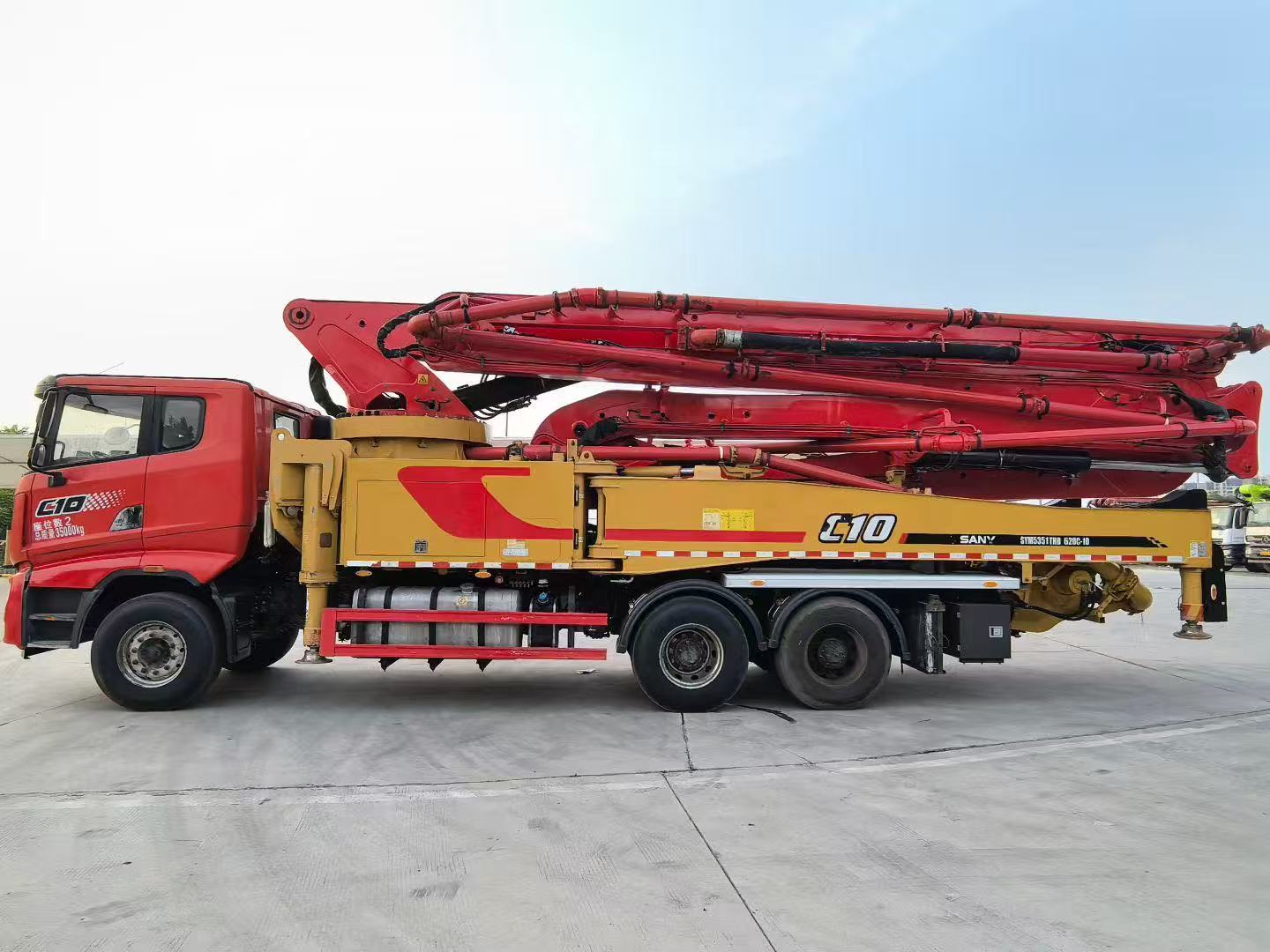 2021 Sany 52M Used Concrete Pump Truck with 52 Meters Boom Length