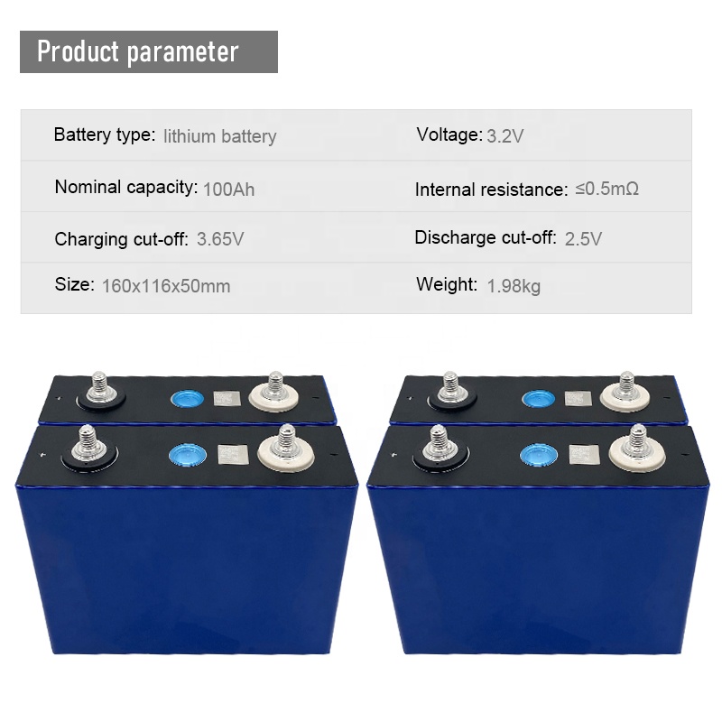 Solar LiFePO4 Rechargeable Lithium Iron Phosphate Battery For Electric Vehicle