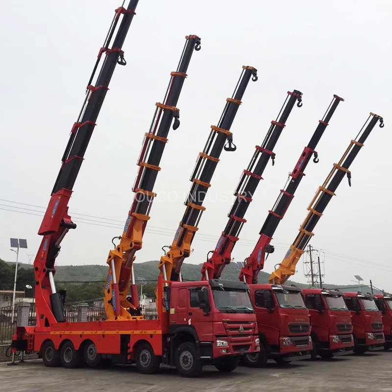 20t Knuckle And Telescopic Boom Lorry Mounted Crane