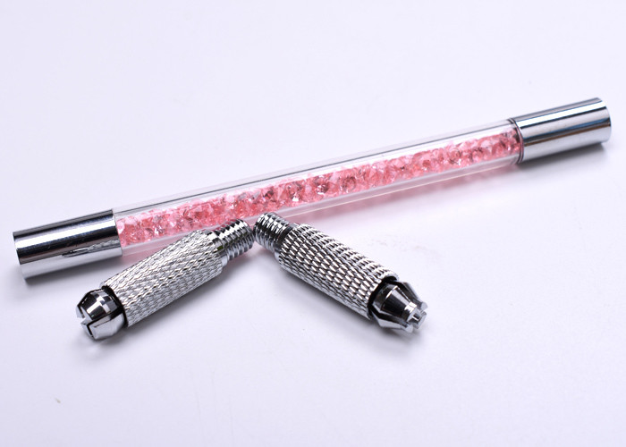 Premium Quality New Crystal Double Heads Microblading Manual Pen for Permanent Makeup Tattoo Hand Tool