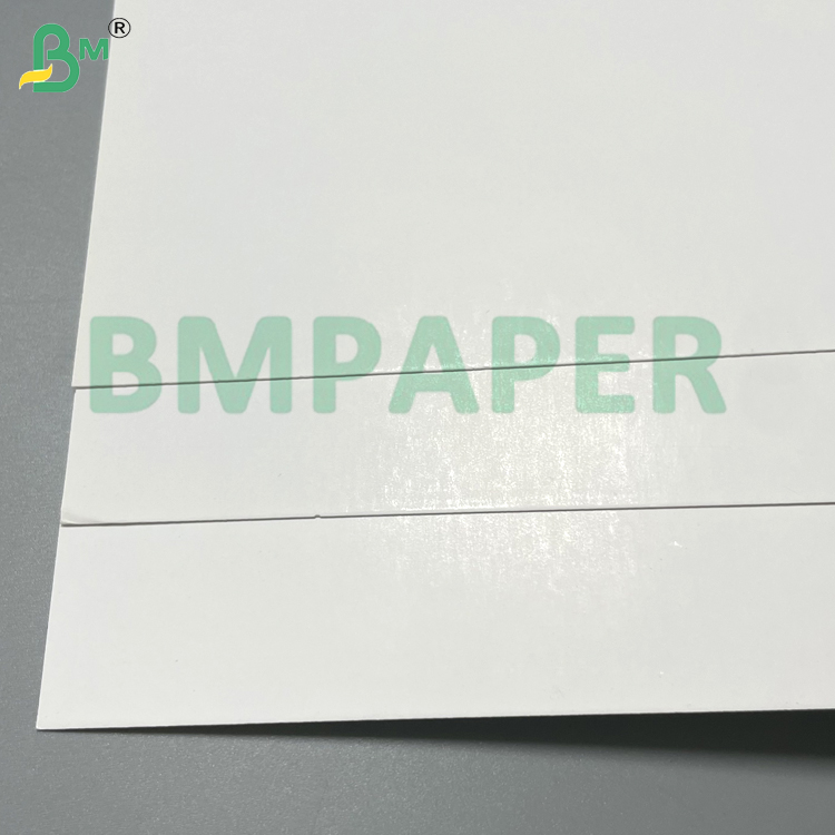 Moisture Resistant High Extensible Food Grade 250gsm 275gsm White Cardboard for  Frozen Food Packaging 