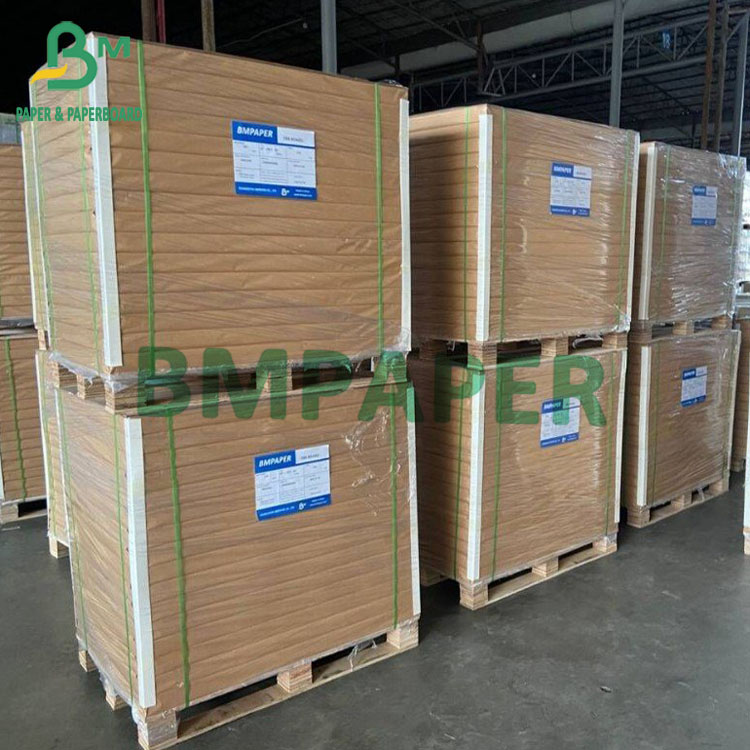 200g - 400g Food Grade FBB Board White Cellulose Paperboard For Food Container C1S Paper 25" x 37" 30" x 22.5"
