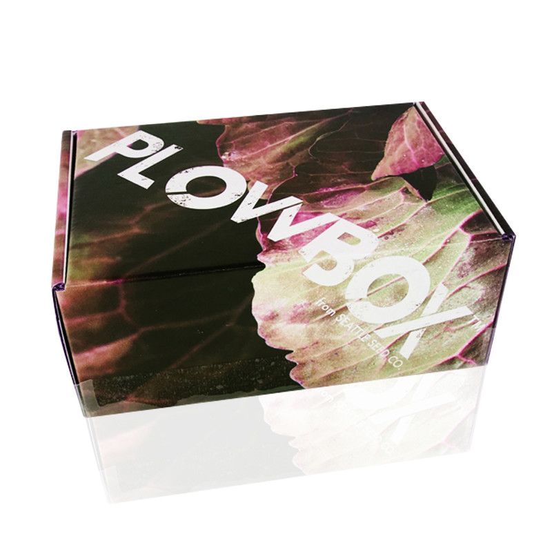 Custom Printing Eco Die Friendly Cut Flat Pack Corrugated Folding Carton Shipping Boxes Melon