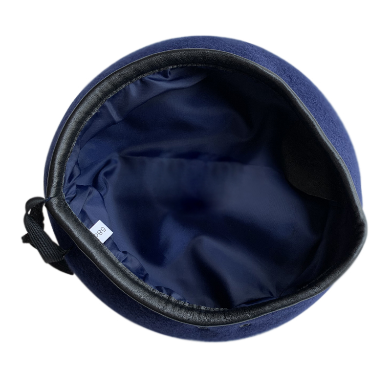 2 Eyelets Wool Beret Flat Top Painter Hat for All-Season and Environment Outdoor Wear