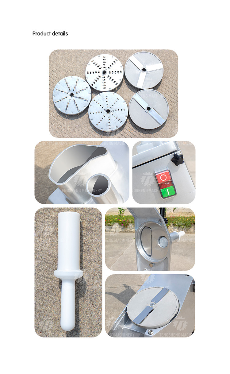 SS Vegetable Processing Machine Potato Chip Onion Chopper Slicer Cutter