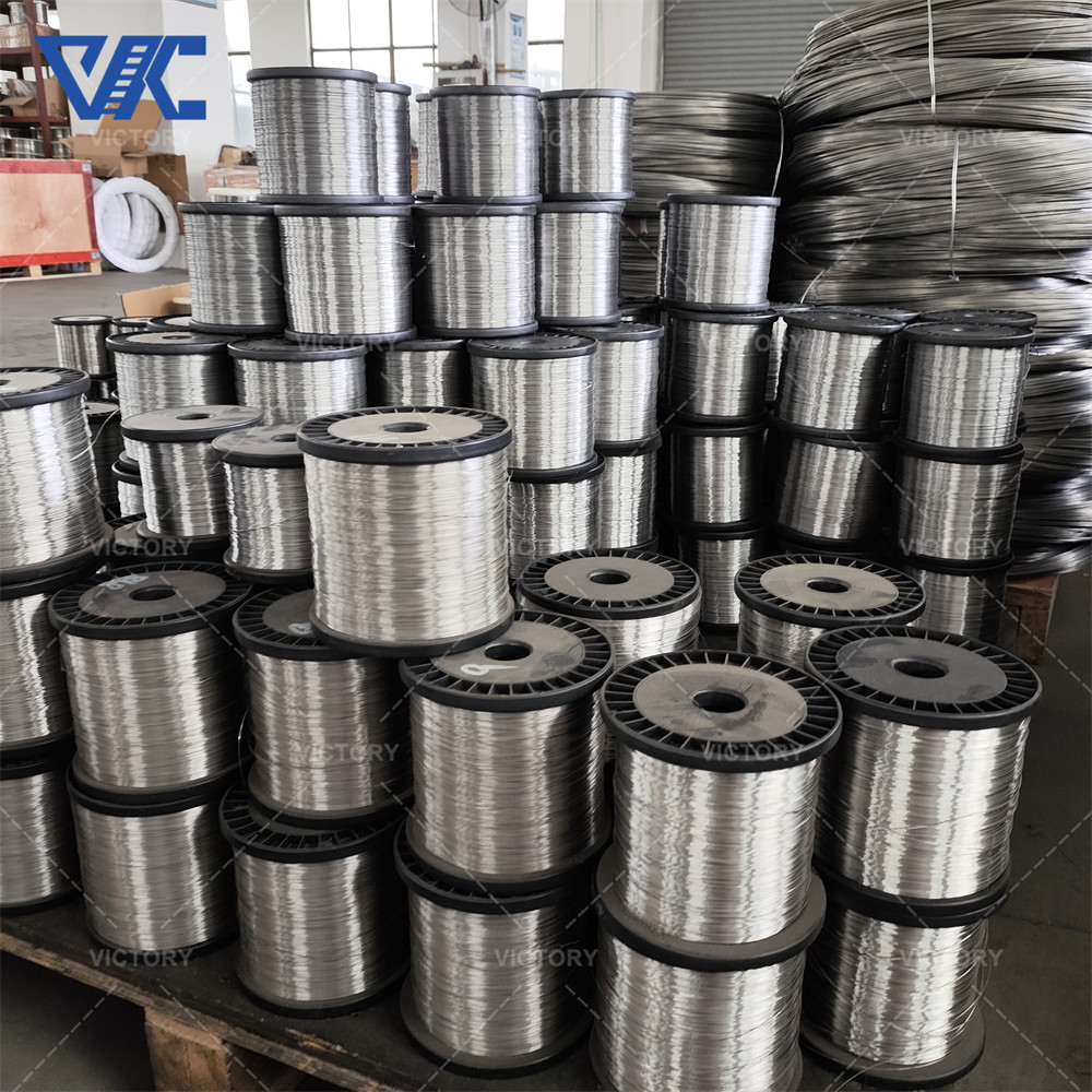 FeCrAl Alloy With Titanium 0Cr23Al5Ti Electric Resistance Round Wire For High Temperature Heating Elements