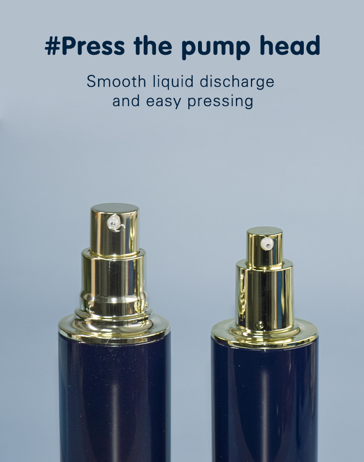 UKL24 PETG Lotion Pump Bottles For Low Viscosity Cosmetic Packaging Suit