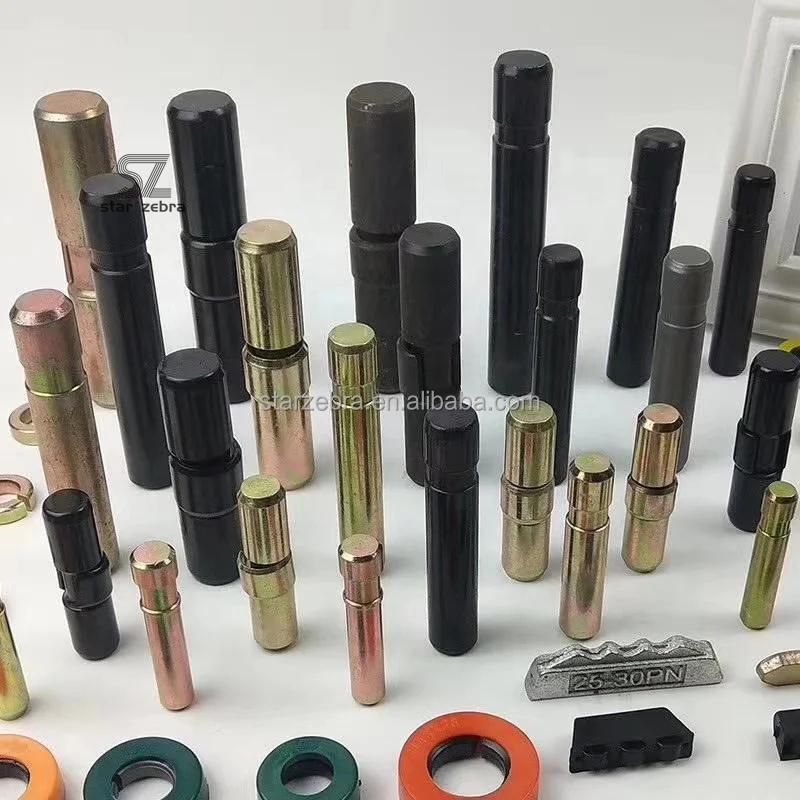 Black Alloy Steel Excavator Spare Parts Bucket Teeth Pins and Retainers for Optimal Performance