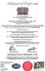 Dong guan qihong metal co.;ltd Certifications