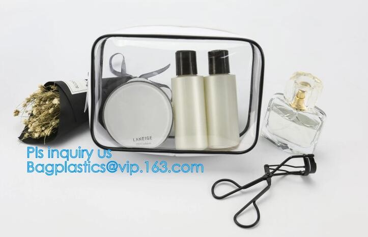 Cosmetic Bag Make up Organizer Bag Waterproof PVC Makeup Bag, travel clear pvc makeup bag cosmetic bag, vacation beach p