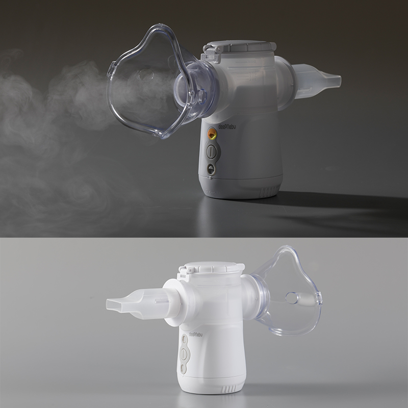 Children Cough Handy Portable Nebulizer Inhaler Machine Double Chambler 9mL For Home