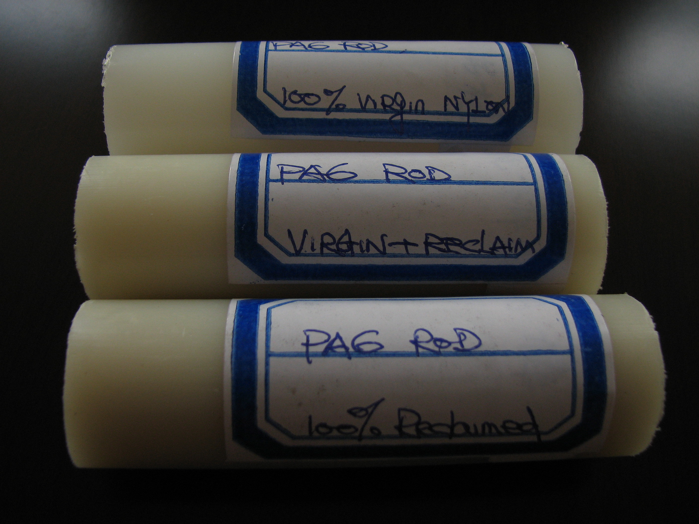 100% Virgin Nylon Plastic Rod PA6 For Bearing , Gears , Oil Delievery Pipe