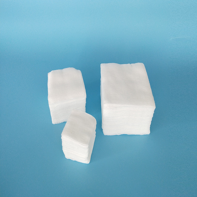 Absorbent Medical Gauze Swabs White Color With X - Ray Detectable Thread