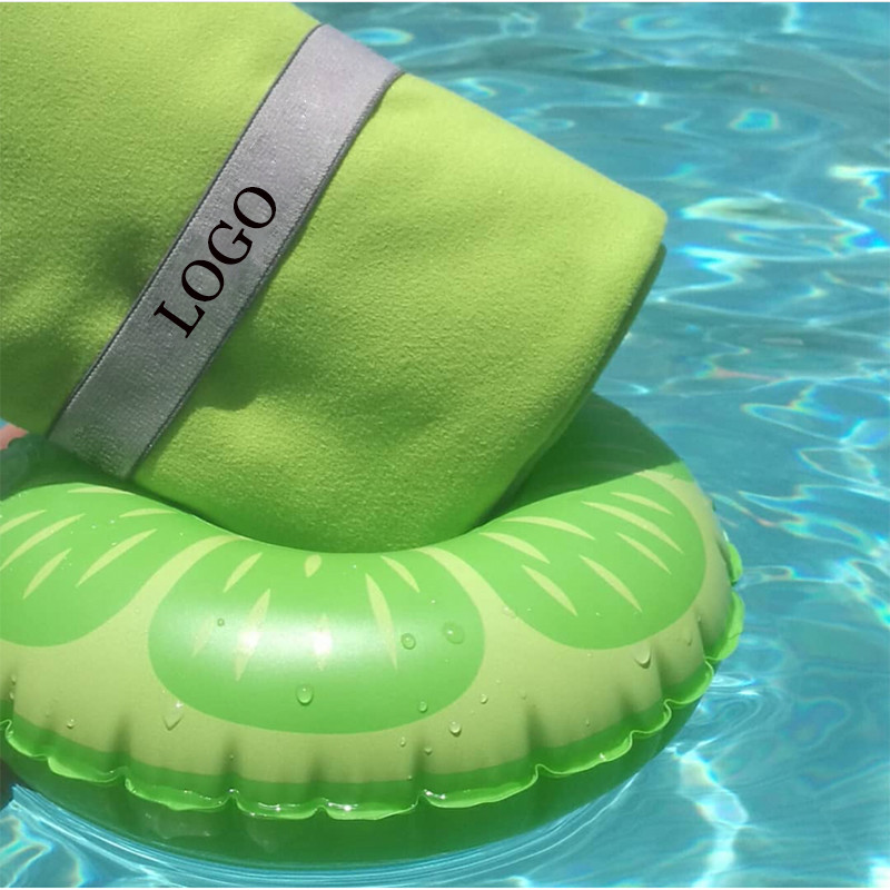Customized logo Microfiber Gym Towel Portable Yoga Fitness Towel Sweat-absorbing Beach Towel