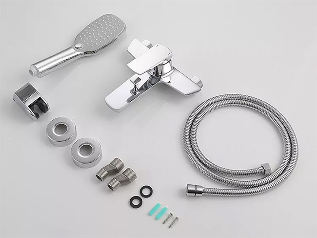 Washroom Rainfall Bath Shower Mixer Set Hot cold water Function