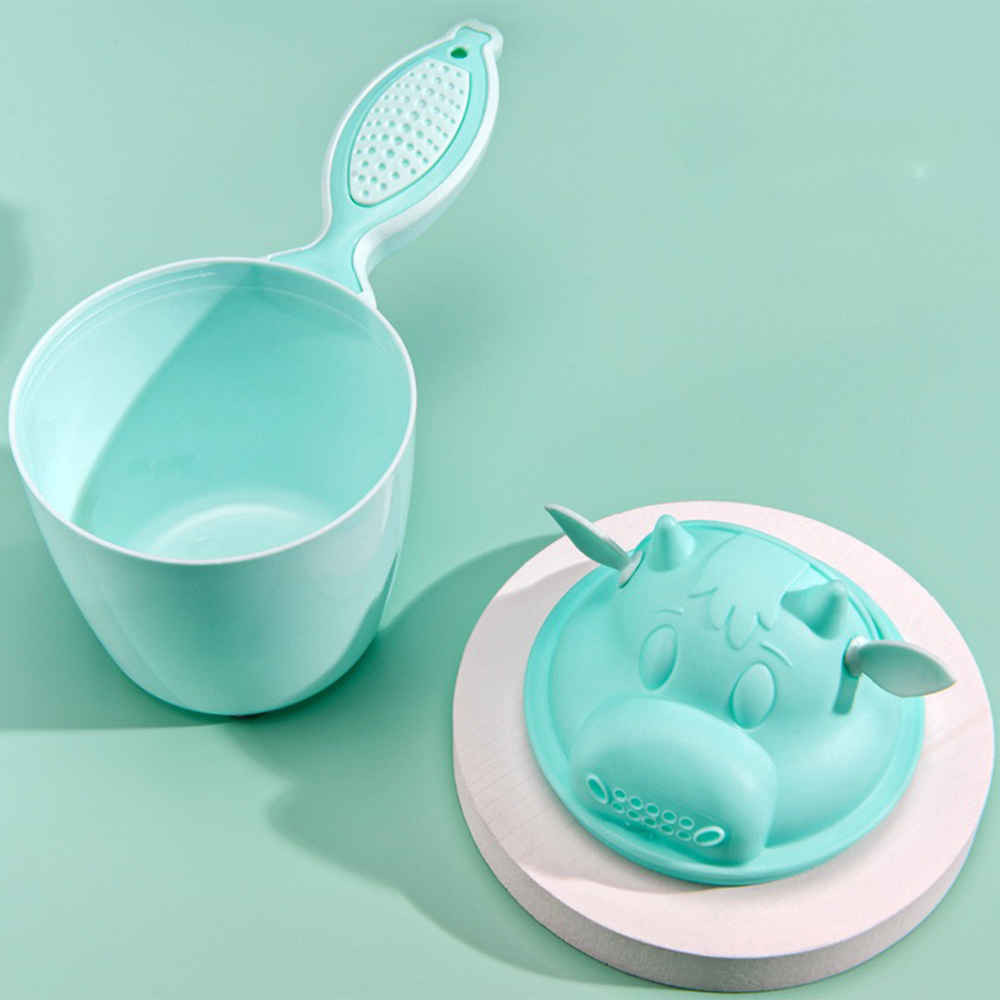 SGS Ergonomic PP Plastic Baby Shampoo Cup For Bathroom