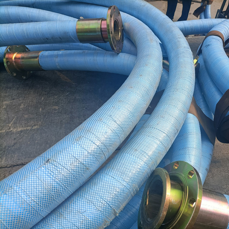 8 Inch Water Discharge Hose Lay Flat Dishwasher Camlock Rubber Pump Hose