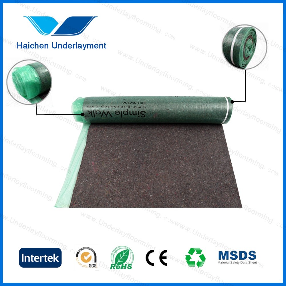 IIC72 4mm Felt Underlayment For Laminate Flooring 650g/M2