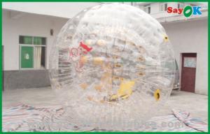 China Giant Inflatable Outdoor Games PVC Bubble Human Sized Hamster Ball For Amusement Park 3.6x2.2m on sale