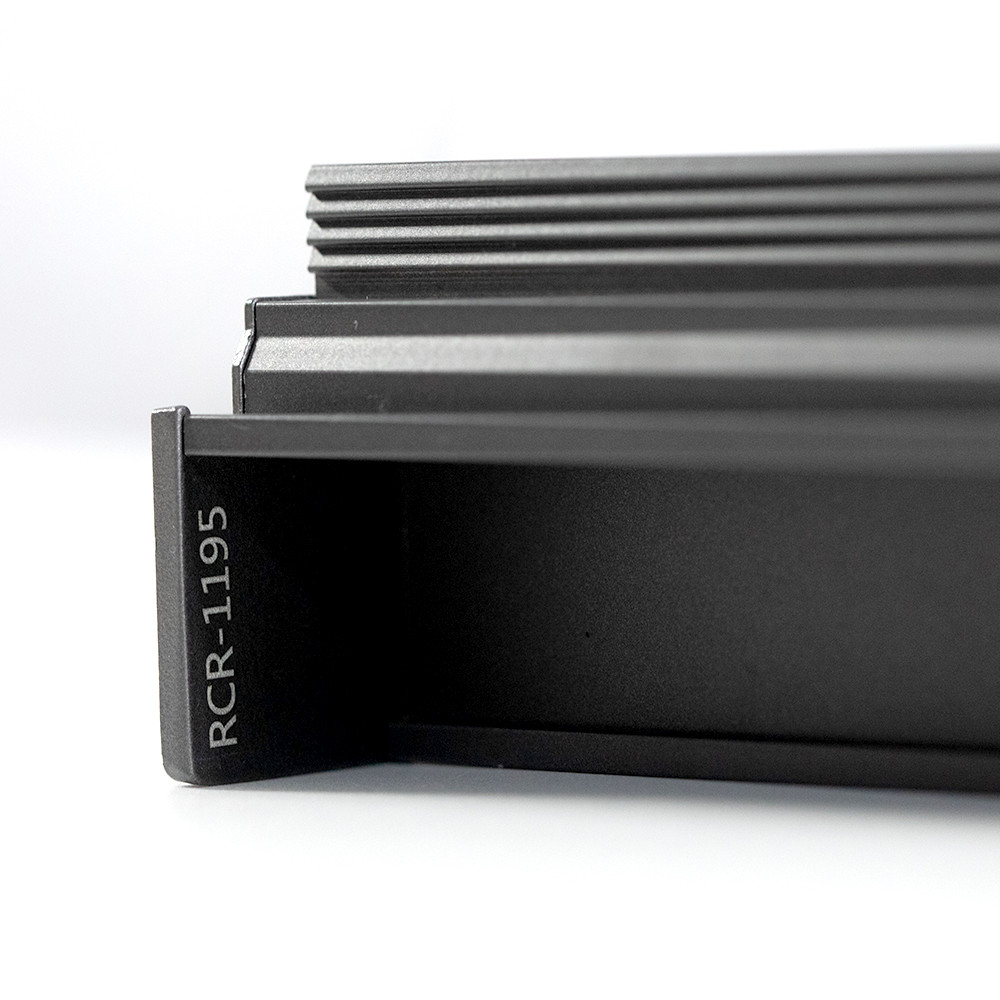 RCR 1641 Matt Grey Black Square Long Aluminium Drawer Handles