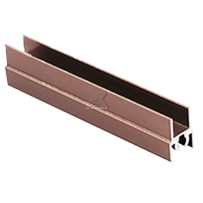 Sliding Door Wardrobe Aluminium Profile 6063 T5 Anodized Blown