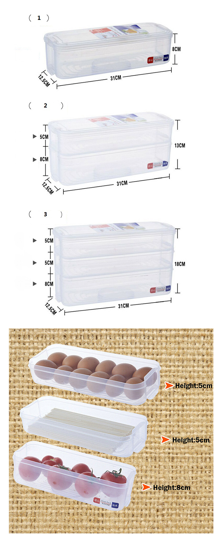 Plastic Spaghetti Storage Container Plastic Kitchen Organizer