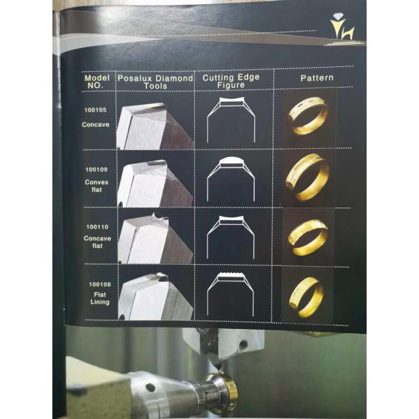 Angle150 V Shape MCD PCD Ring Engraving Tools