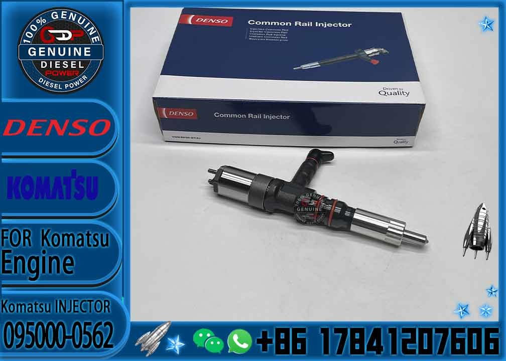 High Quality Electric Common Rail Injector 6218-11-3101 095000-0562 For Komatsu Sa6D140E