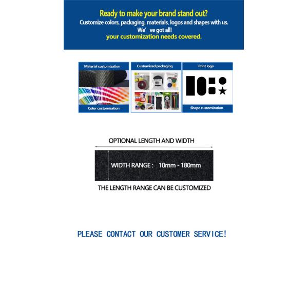 Iron Buckle Elastic Hook And Loop Fixing 180mm Elastic Loop Fastener For Binding And Fastening Goods