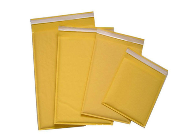 Oil Resistant Kraft Paper 4x8 Bubble Mailers Size 000 Padded Envelopes Customized