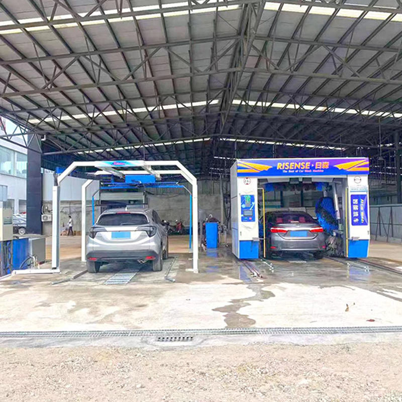 High Pressure Brush Washing Rollover Mobile Car Wash Machine Full Automatic