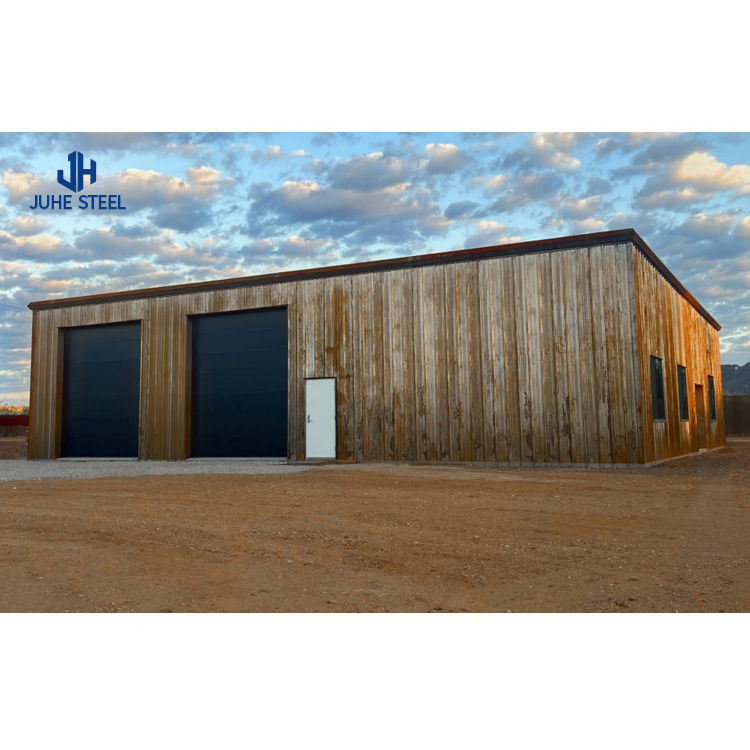 Prefabricated Shed Steel Structure Buildings With Solid H Shape Steel Beam Main Frame