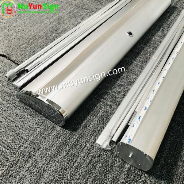 Aluminum Alloy Advertising Display Stand 80x200cm For Corporate Events