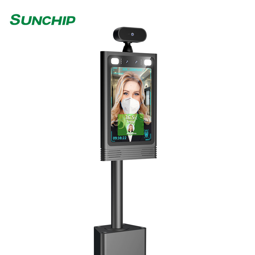 AI Sensing Touchless Face Recognition Infrared Thermometer