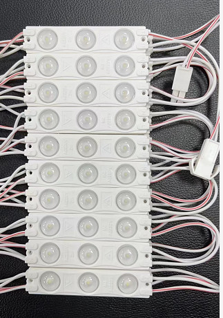 DC 12V 3 Lights Sign Lens SMD 2835 lighting backlight LED Module Light