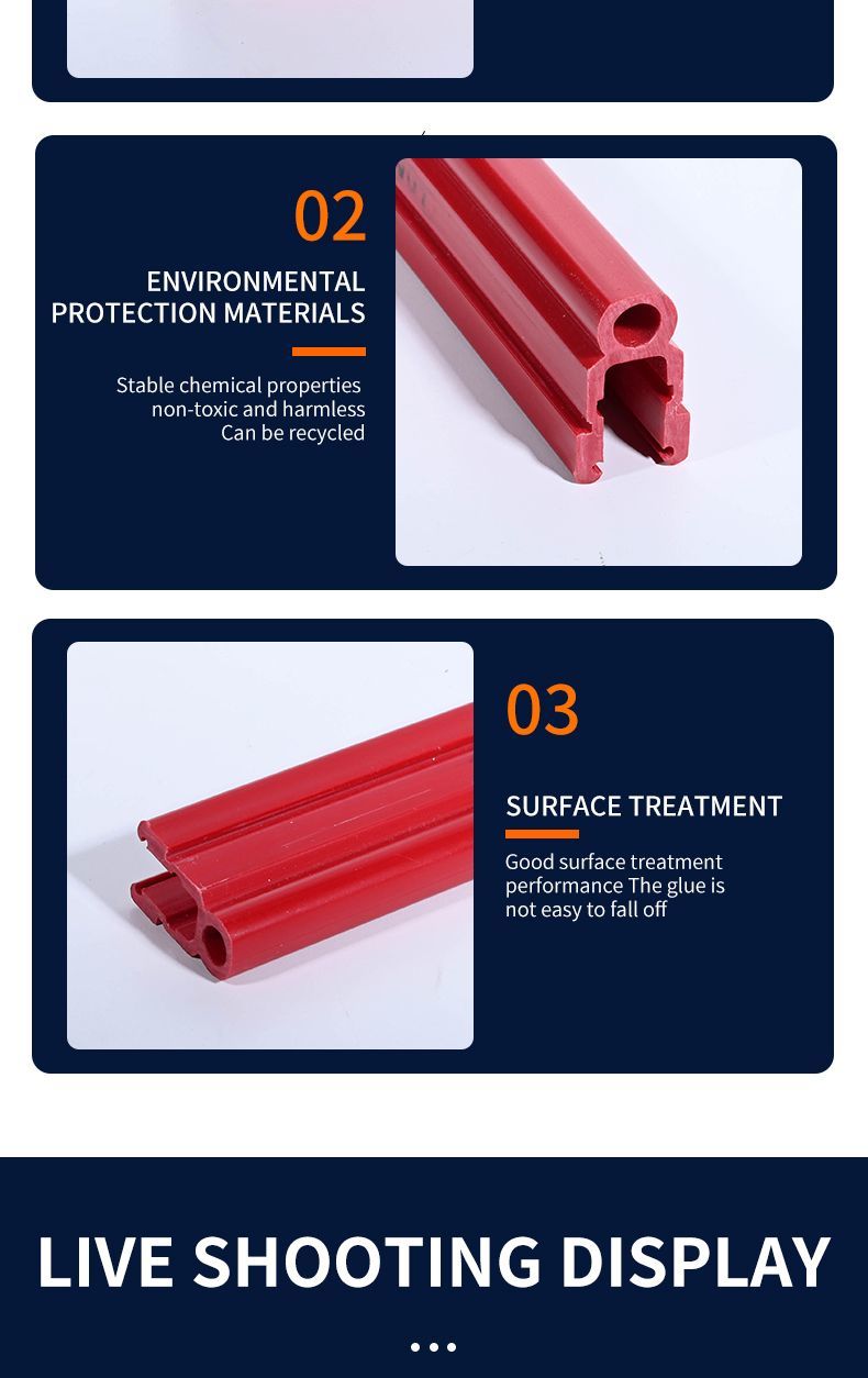 Custom Rubber Seal Strip Door Bottom Anti-Dust Waterproof PVC Rod Wire PVC Plastic Bar Profile