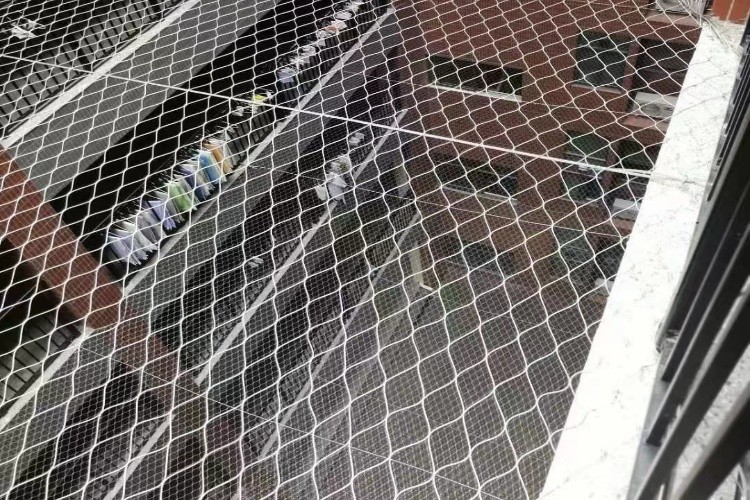 Aviary 50mm*50mm Wire Rope Mesh Stainless Steel Cable Mesh