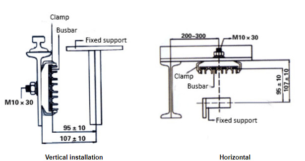 Silence Supply Eot Crane Busbar System Copper Closed Power Clamp Pole H Type
