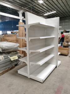 Buy cheap Flat Panel Gondola Shelf Rack Supermarket Shelves Display Rack product