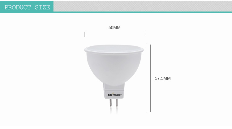 Ra90 MR16 high color 5w spot light wholesale