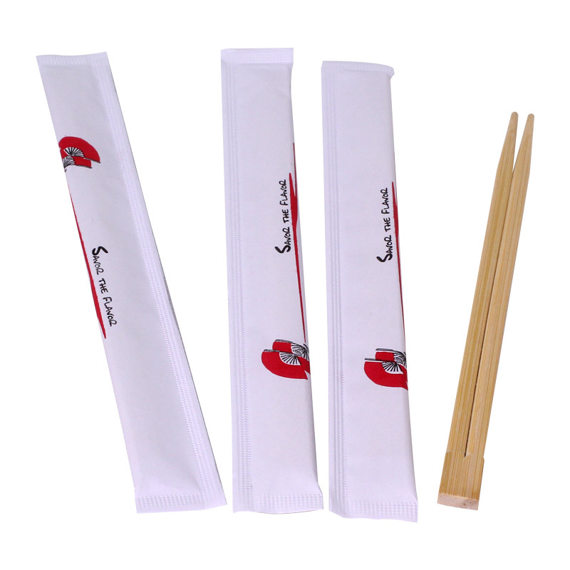 Custom Japanese Disposable Bamboo Chopsticks Twin Chopsticks With Logo
