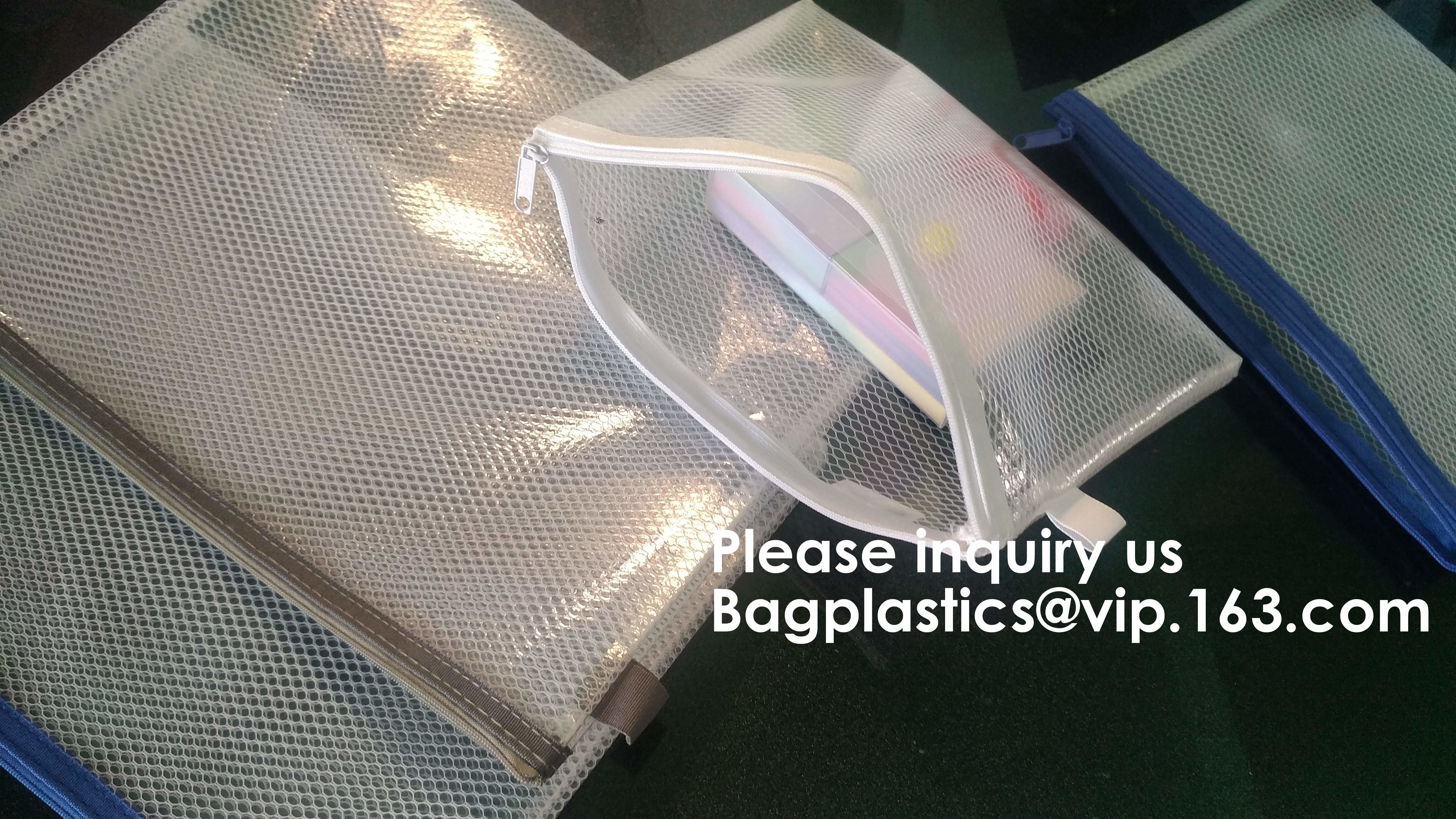 Resealable Clear Reclosable Stand Up Pouches Plastic Seal Zip Lock Bags Poly Bag,gridding document zip bag with metal ho