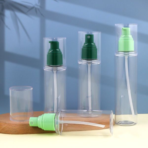 Leak-Proof PET Plastic Spray Bottle with Dual-Function Pump and TSA-Compliant 80ml for Cosmetic Packaging
