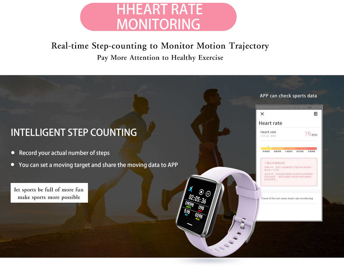 1.3 Inch Touch Screen Smartwatch NRF52832 Calorie Monitoring 10m